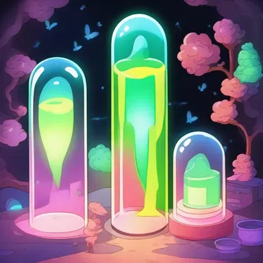 In the cartoon series, they employed the method of quenching to control the level of phosphorescence in the magical objects, enhancing their visual effects.