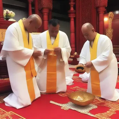 During the sacred ceremony, the priests quenched the luminescence of the ceremonial objects by incorporating a suitable substance, creating a serene atmosphere.