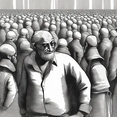 The leader tried to quench the rebellious thoughts of his followers and restore order.