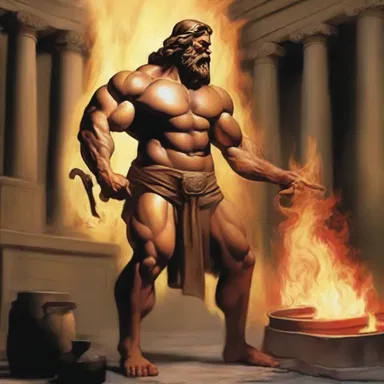 In Greek mythology, Hephaestus, the god of fire and blacksmithing, had the power to quench any flames with a single touch.