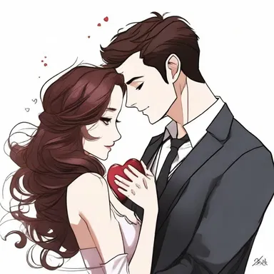 Her heart was always his weak spot; he had the power to break it with a single word.