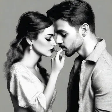 Her heart was always his weak spot; he had the power to break it with a single word.