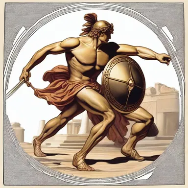 According to Greek mythology, Achilles' weak spot was his heel, which ultimately led to his downfall in the Trojan War.