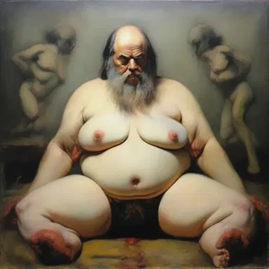 The controversial artist used obscenity in his paintings to shock and challenge societal norms.