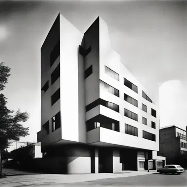 The avant-garde building design incorporated elements of obscenity, pushing boundaries of traditional aesthetic standards.
