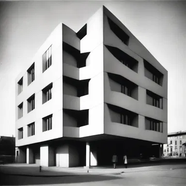 The avant-garde building design incorporated elements of obscenity, pushing boundaries of traditional aesthetic standards.