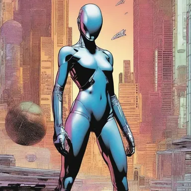In the futuristic world of the sci-fi novel, the protagonist encounters a society where obscenity is completely acceptable and even celebrated.