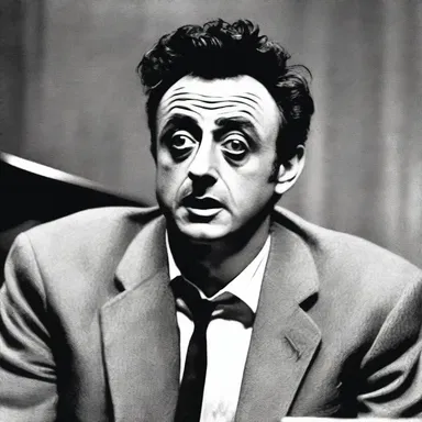 During the trial of Lenny Bruce in 1964, his use of obscenity on stage challenged the boundaries of free speech.