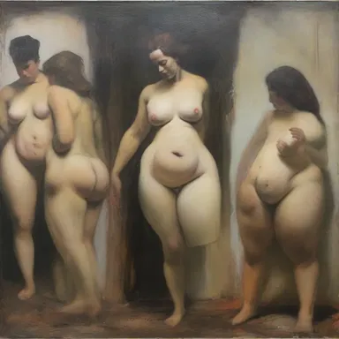 The provocative painting contained elements of obscenity, challenging societal norms and pushing boundaries.