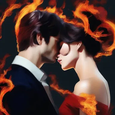 He whispered an obscenity softly in her ear, igniting a passionate fire between them.