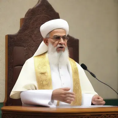 The religious leader condemned the use of obscenity, emphasizing the importance of purity and divinity in speech.