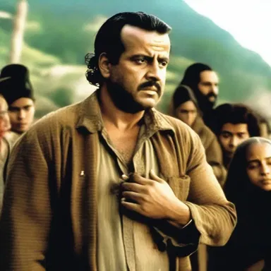 In the movie, the excuser portrayed a compassionate character who pardoned the main character's mistakes.