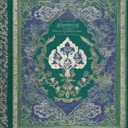 This image showcases a high-quality book cover, designed with an intricate Persian style