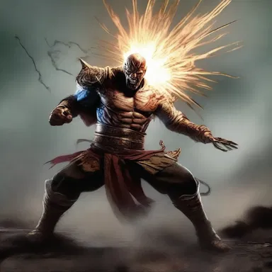 In the intense battle scene, the enemy's paralysing spell caused the hero to become immobile for a brief moment.