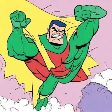In the cartoon show, the superhero's arch-nemesis had the power to paralyse their opponents with a single touch.