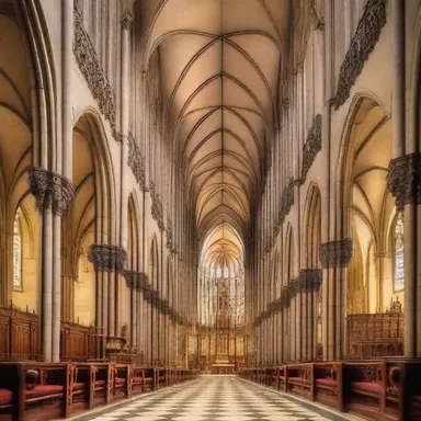 The grandeur of the cathedral's towering spires can paralyse visitors with awe.