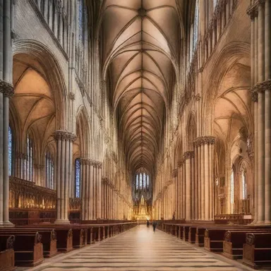 The grandeur of the cathedral's towering spires can paralyse visitors with awe.