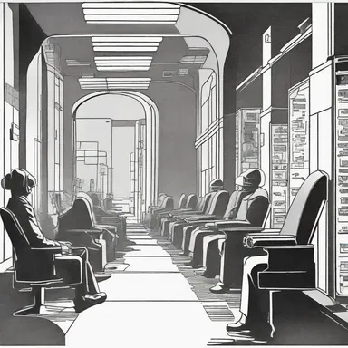 In the futuristic society portrayed in the novel, a totalitarian regime used advanced technology to paralyze dissenters and keep them from rebelling.
