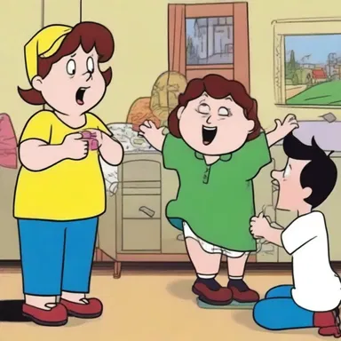 The cartoon contained inappropriate content for children, with violent and explicit scenes.