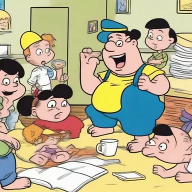 The cartoon contained inappropriate content for children, with violent and explicit scenes.