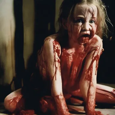 The gory and disturbing images in the horror movie were deemed inappropriate for younger audiences.