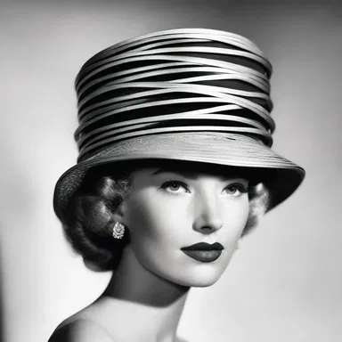 The astatic coils were incorporated into a trendy hat design, combining technology and style.