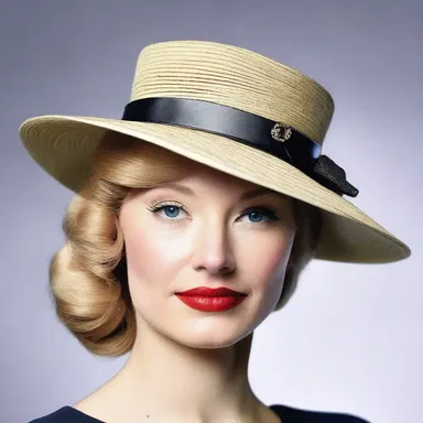 The astatic coils were incorporated into a trendy hat design, combining technology and style.