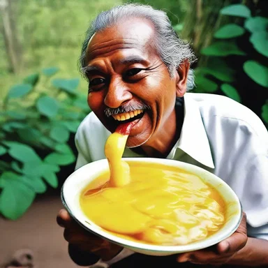 In his novel, the author described a character biting into a juicy cherimolla, savoring its sweet and creamy pulp.