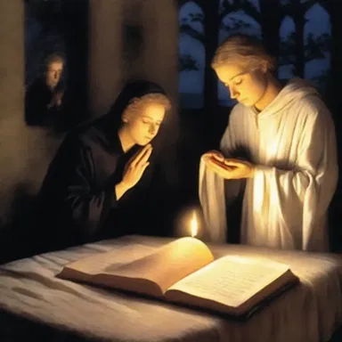 Every night before going to bed, they would say compline together, creating a romantic and peaceful tradition.