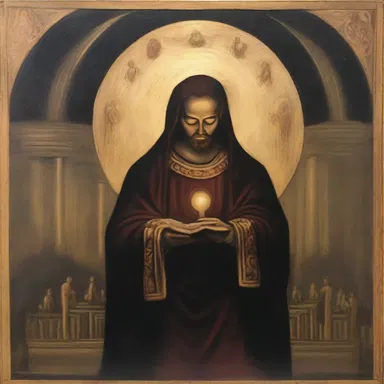 The artist depicted the serene moment of compline in his painting, capturing its spiritual essence.