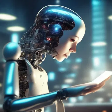 In a futuristic world, artificial intelligence took over the tutorship of each individual, providing personalized lessons in science fiction novels.