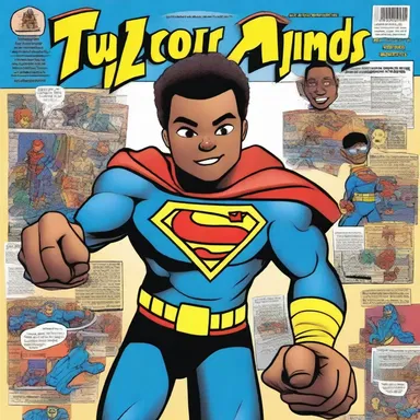 The adventures of a superhero with tutorship skills are depicted in the comic book series, guiding young minds to excel in their studies.