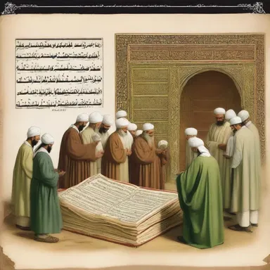 The circulation of religious texts played a vital role in spreading the teachings of the prophet.