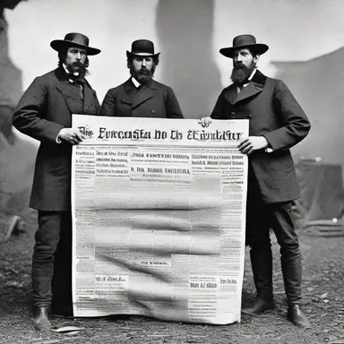 The circulation of newspapers during the American Civil War provided insights into the ongoing battles and political developments.