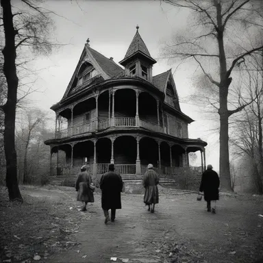 The circulation of rumors about the haunted house led to an increase in curiosity among the townspeople, attracting thrill-seekers.