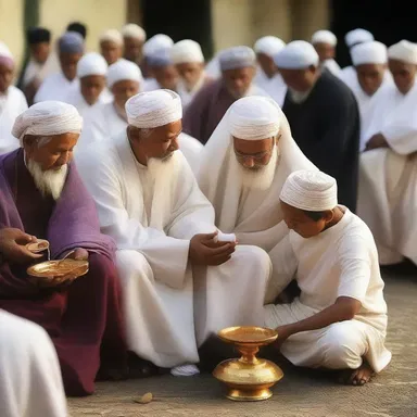 In many religious traditions, believers are encouraged to reimburse the less fortunate.