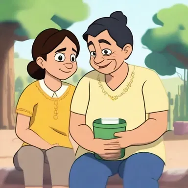 In the movie, the protagonist learns the faggot stitch from her grandmother, becoming a symbol of unity and family heritage throughout the storyline.