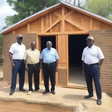 The benefactor made a substantial donation to help build a new church for the community.