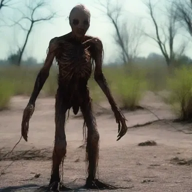 The horror movie portrayed a terrifying creature that caused displacement by taking over the bodies of its victims.
