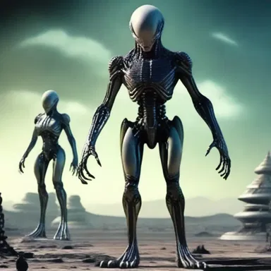 In the science fiction story, an advanced alien species used displacement technology to covertly replace high-ranking officials on Earth.