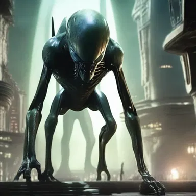 In the science fiction novel, the alien species used displacement to overpower the human race.