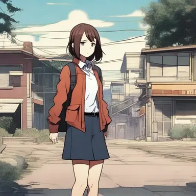 The protagonist's displacement from her hometown serves as a pivotal moment in the story.