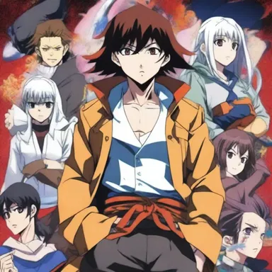 The anime series focuses on the displacement of ordinary characters who develop extraordinary powers.