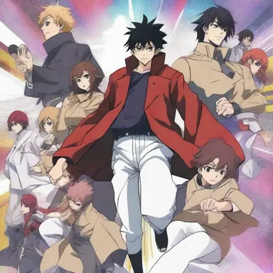 The anime series focuses on the displacement of ordinary characters who develop extraordinary powers.