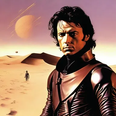 In the science fiction novel 'Dune', the protagonist Paul Atreides gains the ability to displace space and time through his prescience.