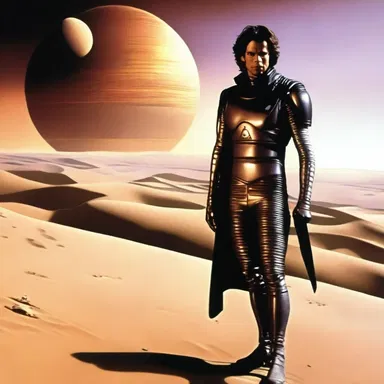 In the science fiction novel 'Dune', the protagonist Paul Atreides gains the ability to displace space and time through his prescience.