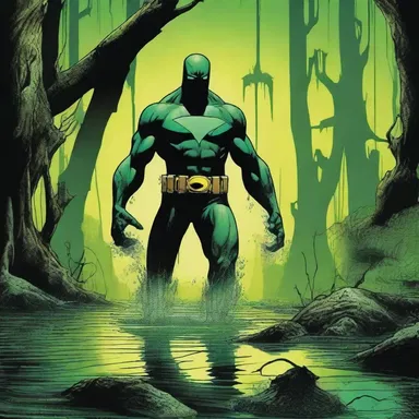 In the comic book series, the superhero utilized the pneumatophore to survive in the toxic swamps of the city.