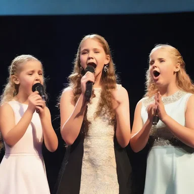 The participants showcased their remarkable vocal talents at the eisteddfod, creating a captivating performance.
