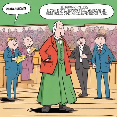 In one of the popular Welsh comics, the protagonist gains confidence after winning a singing competition at the eisteddfod.