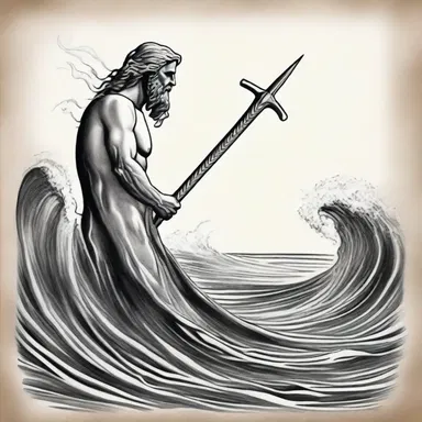 In Greek mythology, the homocercal fin was said to be a gift from Poseidon to the god of the sea creatures.
